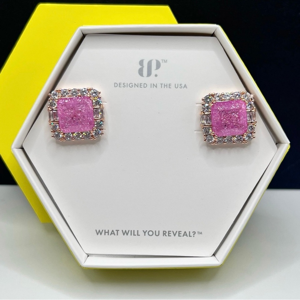 RBP8236. Morganite. Hematite plating. Size 7